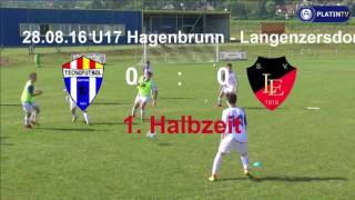 280816 U17 Hagenbrunn  Langenzersdorf [upl. by Annaicul511]