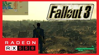 Fallout 3  RX 550 2GB 64 Bits OC  Athlon 3000G  8GB RAM  Gameplay Español [upl. by Anselmi]