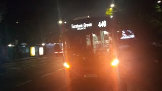 Nightly Diversion due to works  Route 440 towards Turnham Green [upl. by Arracahs]