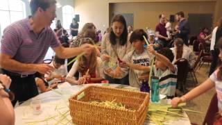 Making Palm Crosses on Lazarus Saturday [upl. by Narad]