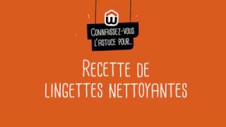 Recette lingettes nettoyantes écologiques  DIY [upl. by Ag]