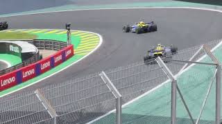 sprint race F1 Brazil GP 2024 Norris win by team order [upl. by Malva]