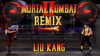 Mortal Kombat II Remix  Liu Kang Playthrough  No Commentary [upl. by Coletta853]