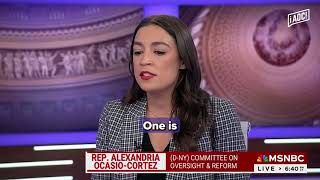 Rep Alexandria OcasioCortez gives her thoughts on what what happened this election [upl. by Sonahpets]