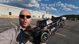 Arrma Infraction 3s BLX Speed Test and first Run [upl. by Nitsirt]