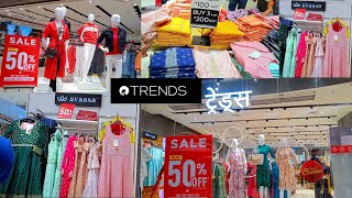 Reliance Trends latest collection up to 50 off  on new arrivals trends [upl. by Cleodel813]