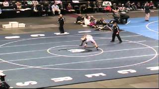 120lbs Class 5A Match from the CHSAA Individual Wrestling Championship [upl. by Yednarb724]