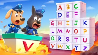 ABC Surprise Box  A to Z Kids Learn English Alphabet  Educational Cartoon  Sheriff Labrador [upl. by Giffard238]