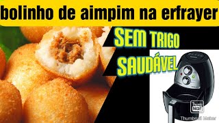 BOLINHO DE MANDIOCA aipim na AIRFRYER com recheio de carne moída  SEM TRIGO [upl. by On]