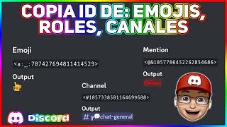 Copia ID Emoji Canales Usuarios [upl. by Eads]