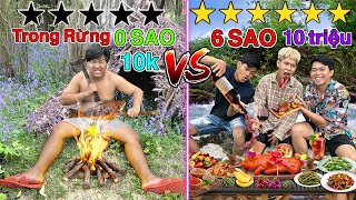 Thử Thách Cắm Trại Trong Rừng 0 Sao vs 6 Sao  Cắm Trại Trong Rừng 10k vs 10 Triệu [upl. by Geiss]