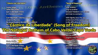 Cabo Verde National Anthem with music vocal and lyrics Portuguese wEnglish Translation [upl. by Ahsener]