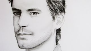 Matt Bomer Speed Drawing [upl. by Niarbo209]