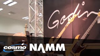 Godin Passion RG4 Bass  Cosmo Music at NAMM 2016 [upl. by Salis518]