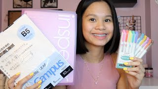 BACK TO SCHOOL HAUL Shopee and National Bookstore [upl. by Vel640]