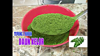 CARA MEMBUAT BUBUK TEPUNG DAUN KELOR🌿🌿 Moringa Oleifera [upl. by Bent974]