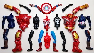 MERAKIT MAINAN SPIDERMAN  VENOM  HULKBUSTER  CAPTAIN AMERICA  SUPERHERO MARVEL [upl. by Naelopan694]