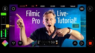 Filmic Pro Version 7 Tutorial 2023 deutsch Filmen mit Smartphone wie ein Profi [upl. by Orion]