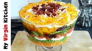 LAYER SALAD RECIPE [upl. by Horten734]