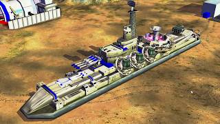 Heavy Shipyard  Super B3 vs 3 GLA Heavy Artillery  CampC Generals Operation Death Label [upl. by Melina661]