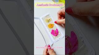 Aesthetic Bookmark Idea  Creative Art Craft  Cute craft shorts youtubeshorts papercraft [upl. by Aihpled954]