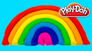 DibusYmas Play Doh Rainbow play dough Arcoiris by Unboxingsurpriseegg [upl. by Emmott927]