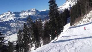 Skiing Les Houches [upl. by Ahsenav]