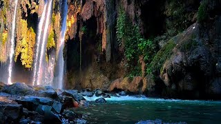 WATERFALL SOUNDS FOR SLEEPING NO MUSIC WATER SOUNDS WATERFALL SOUND [upl. by Brouwer771]