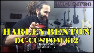 BEST DOUBLE NECK GUITAR HARLEY BENTON DC CUSTOM 612 DOUBLE NECK GUITAR RELAX MUSIC DEMO OILID [upl. by Adnahcir]