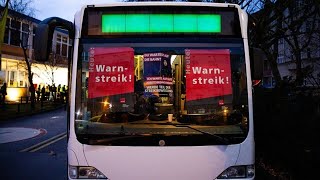 Bundesweiter Streik im Nahverkehr beginnt [upl. by Zoeller259]