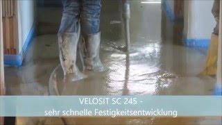 Zementärer SchnellEstrich VELOSIT SC 245 [upl. by Noek]