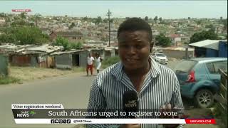 Voter Registration  Spotlight on sewerage problems in Duncan Village Eastern Cape [upl. by Nelan]