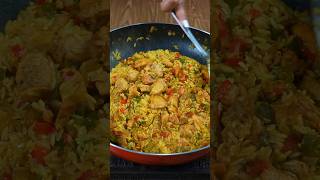 Mezcla el arroz con pollo para una cena deliciosa [upl. by Anyar]