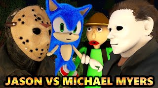 MICHAEL MYERS VS JASON not mine  CraftTasticAnimations [upl. by Andryc961]