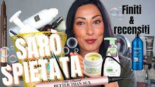 SENZA PELI SULLA LINGUA  FINITIampRECENSITI 🫧🗑️ 🫧 empties makeupproducts [upl. by Hna439]