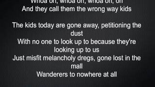 Bad Religion  Wrong Way Kids Lyrics [upl. by Hairu55]