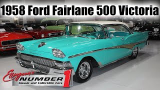 1958 Ford Fairlane 500 Victoria at Ellingson Motorcars in Rogers MN [upl. by Nygem]