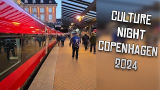 Newest Euro City DSB Talgo  Copenhagen Culture Night 2024 [upl. by Croom]