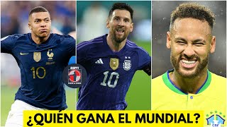 FAVORITOS PARA GANAR EL MUNDIAL ¿BRASIL FRANCIA ARGENTINA ¿Por quién APUESTAS  Fuera de Juego [upl. by Wanonah]