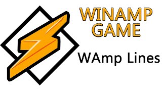 In Winamp player playing a game  WAmp Lines [upl. by France]