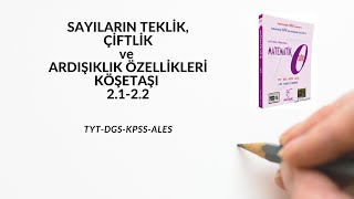 SAYILARIN TEKLİKÇİFTLİK VE ARDIŞIKLIK Ö KÖŞETAŞI 2122 KAREKÖK YAYINLARIMATEMATİK SIFIR [upl. by Valeda]