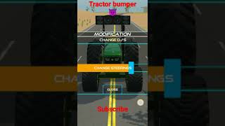 tractor bumper set indian tractor simulator 3d 😈😈 [upl. by Ainej531]