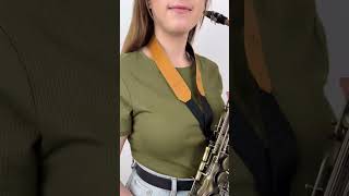 Alto Tenor and Soprano Saxophone Leather Neck Strap [upl. by Aday]