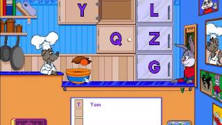 Reader Rabbit Preschool  Part 1 ABC Diner Ticket 1 [upl. by Birkett]