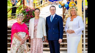 Royals attend National Day Sweden 2024 In Nykvarn royalty [upl. by Anaili]