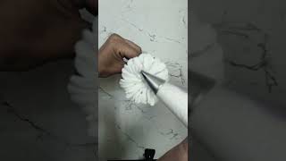 Wipping cream piping design tutorial bbakers viralshorts subscribe [upl. by Einnal803]