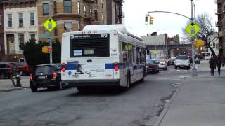 MTA NYCT Bus 2000 New Flyer C40LF B43 Bus 872 on TompkinsBrooklyn Aves [upl. by Adnavoj255]