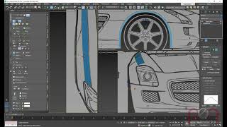 3DS Max Car Modeling Modeling 01 [upl. by Tullusus]