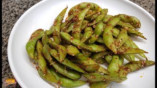 EDAMAME Salteado  SNACK SALUDABLE [upl. by Nestor]