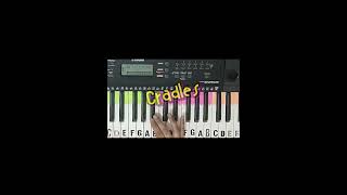 Cradles  Subscribe and Follow YCHORDS for more Keyboard Covers shorts [upl. by Teragramyram]